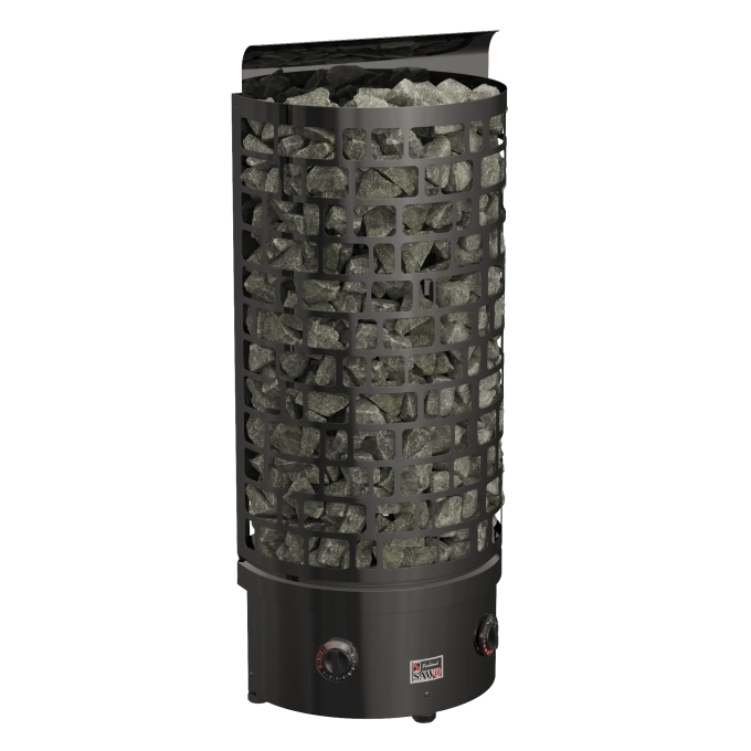 Электрическая печь SAWO ARIES напольная пристенная ARI3-90NB-WL-BL-P-C