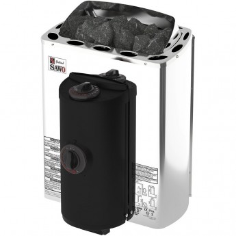 Электрическая печь SAWO MINI X MX-30NB-Z (3 кВт, встроенный пульт, внутри оцинковка, снаружи нержавейка) Электрическая печь SAWO MINI X MX-30NB-Z (3 кВт, встроенный пульт, внутри оцинковка, снаружи нержавейка)